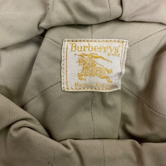 Burberrys Vintage Deer Stalker Tan Beige Khaki Hunter Hat Cap - Picture 7 of 14